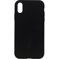 Senso Liquid Back Cover Σιλικόνης Μαύρο (iPhone X / Xs)